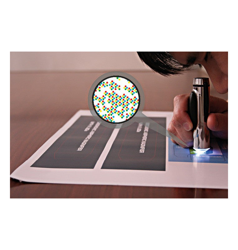 Mini microscopio LED, 50x Incl. pilas